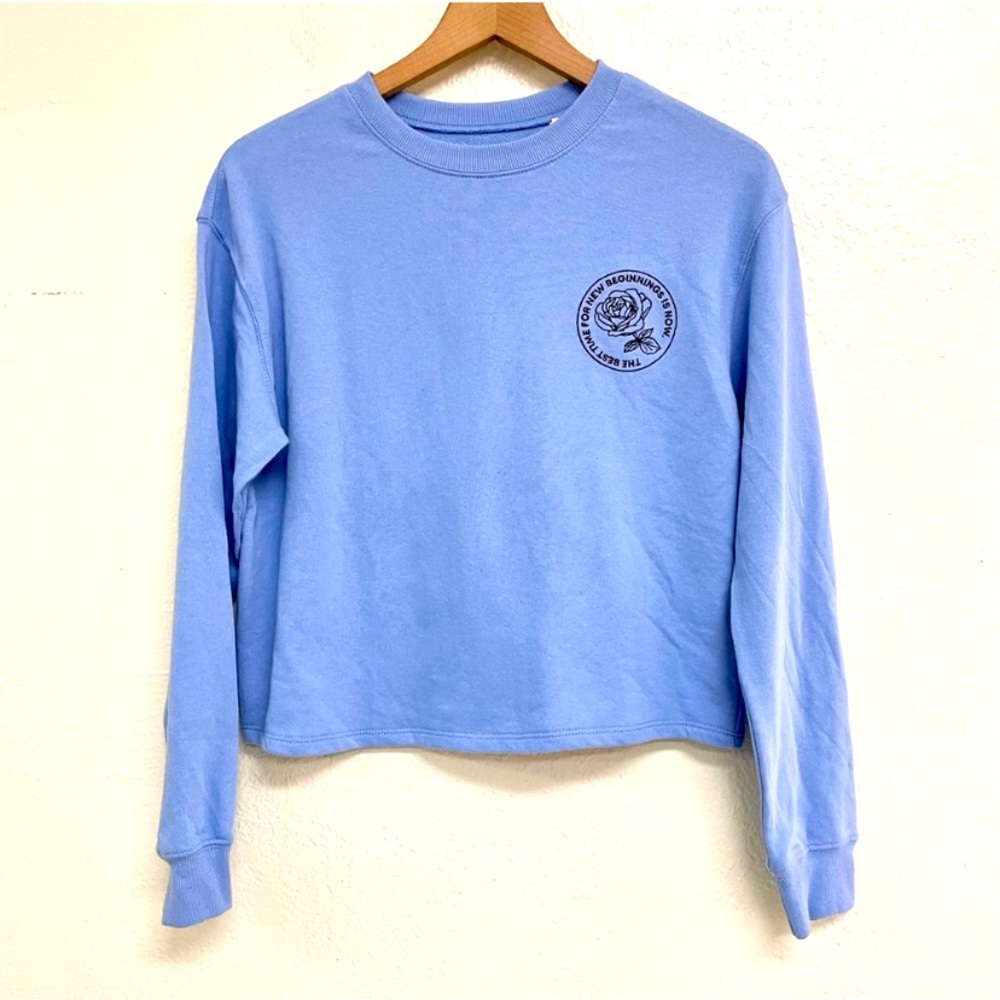 Rose Ombré New Beginnings Pullover Sweater